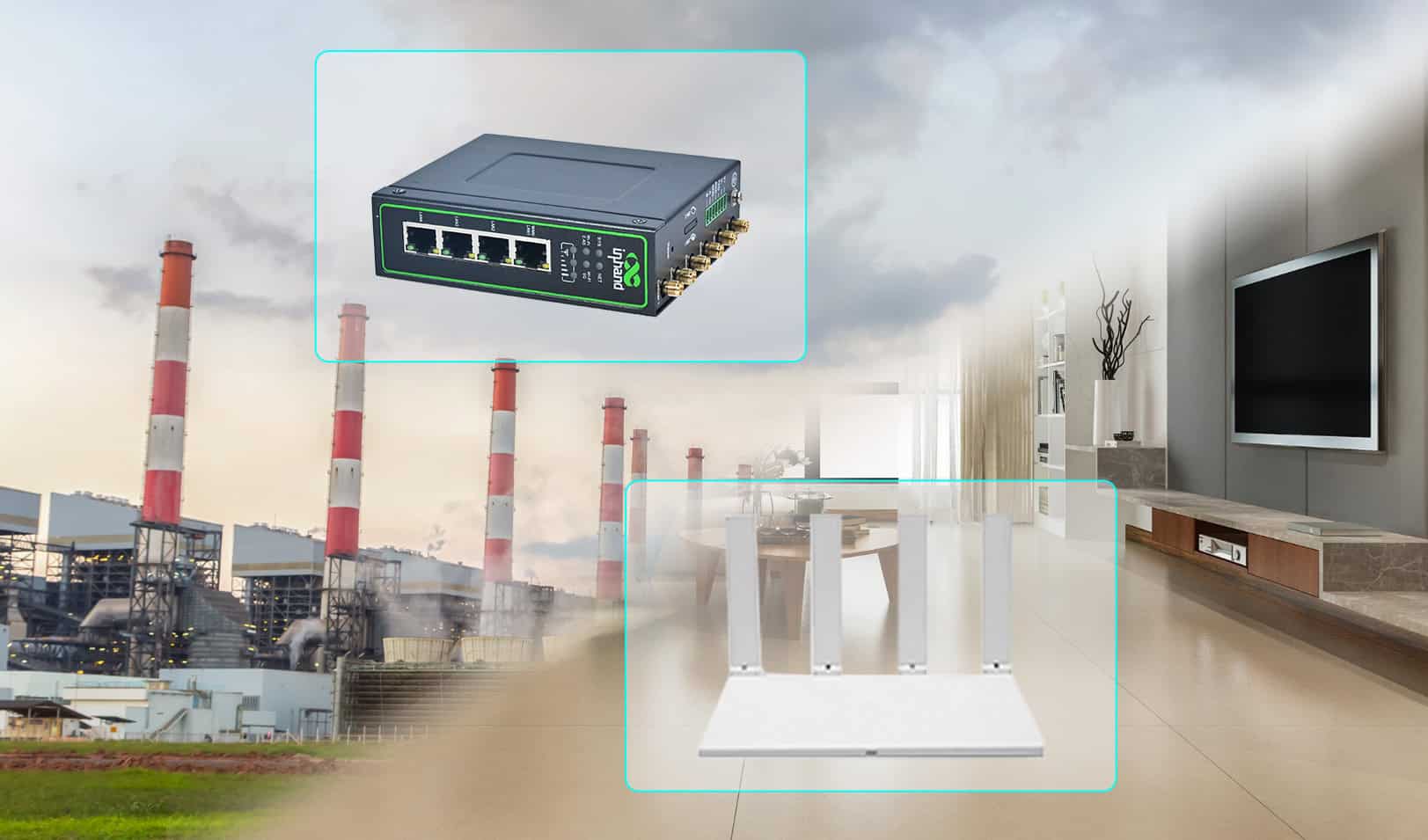 escenarios de uso de routers industriales frente a routers domésticos