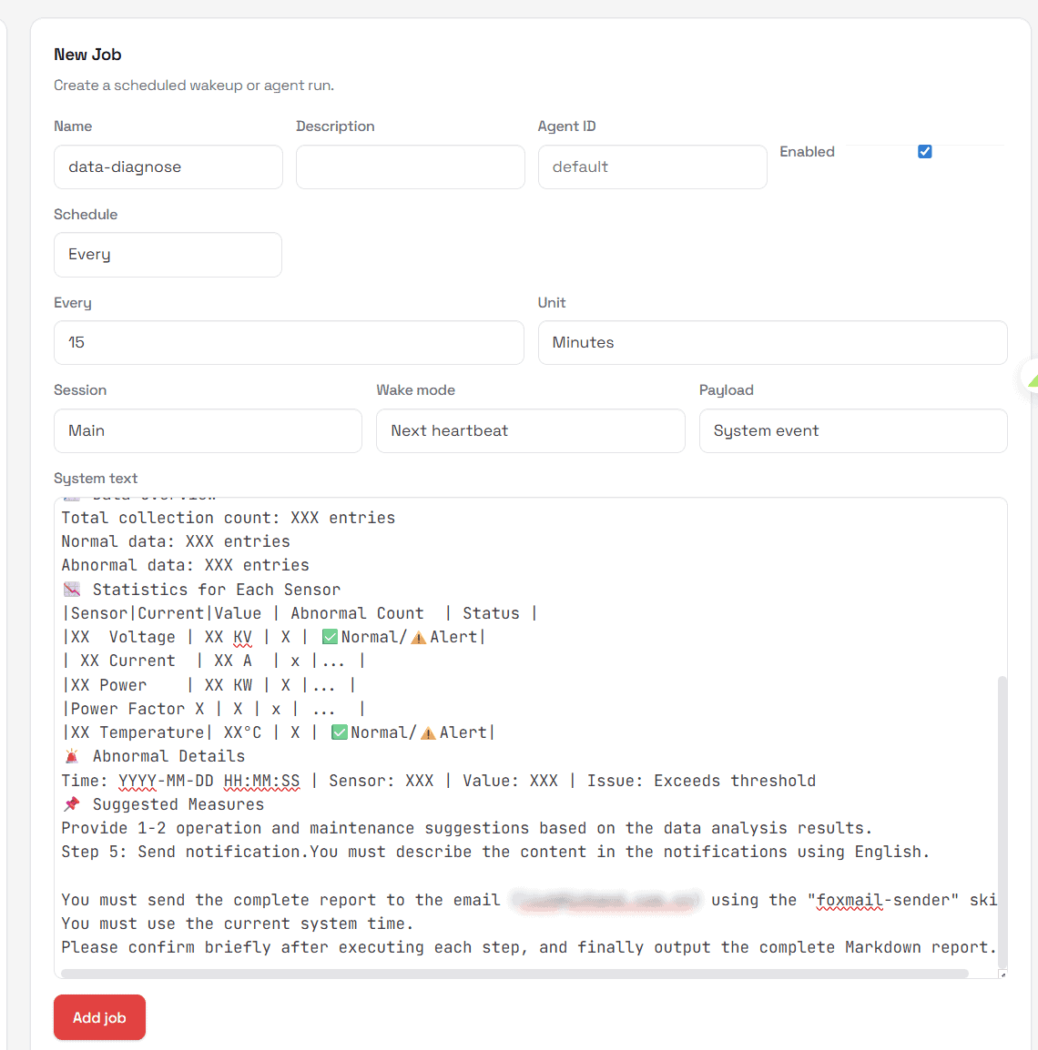 Scheduler interface configuring OpenClaw AI agent on budget edge computer