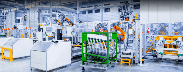 Digital factory remote monitoring system showing real-time data visualization and predictive maintenance features