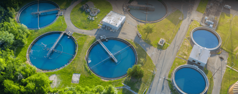 InHand Networks IG502 edge gateway monitoring wastewater treatment plant operations via cloud-based solution