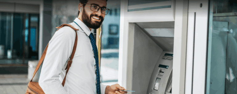 IR302 industrial router installed in an ATM cabinet enabling wireless connectivity for remote monitoring