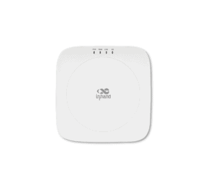 Bulut yönetim özelliklerine sahip EAP600 iç mekan Wi-Fi 6 erişim noktasının ön görünümü.