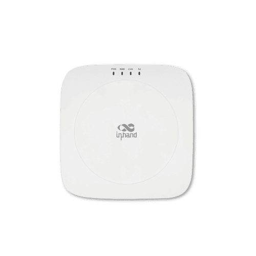 Bulut yönetim özelliklerine sahip EAP600 iç mekan Wi-Fi 6 erişim noktasının ön görünümü.