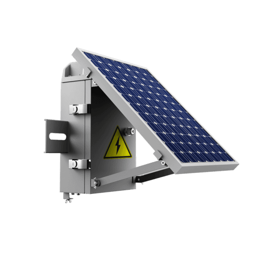 Distribution Power Line Concentrator Unit Pole-mounted concentrator device for monitoring distribution power lines on utility poles
