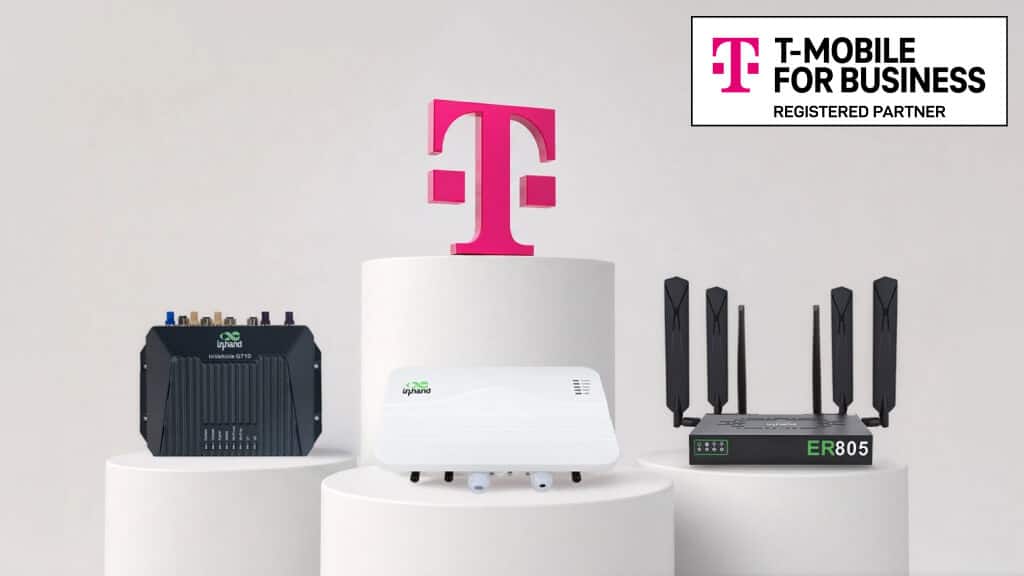 El equipo de InHand Networks anuncia su asociación con T-Mobile, destacando su enfoque en soluciones seguras de IoT industrial.