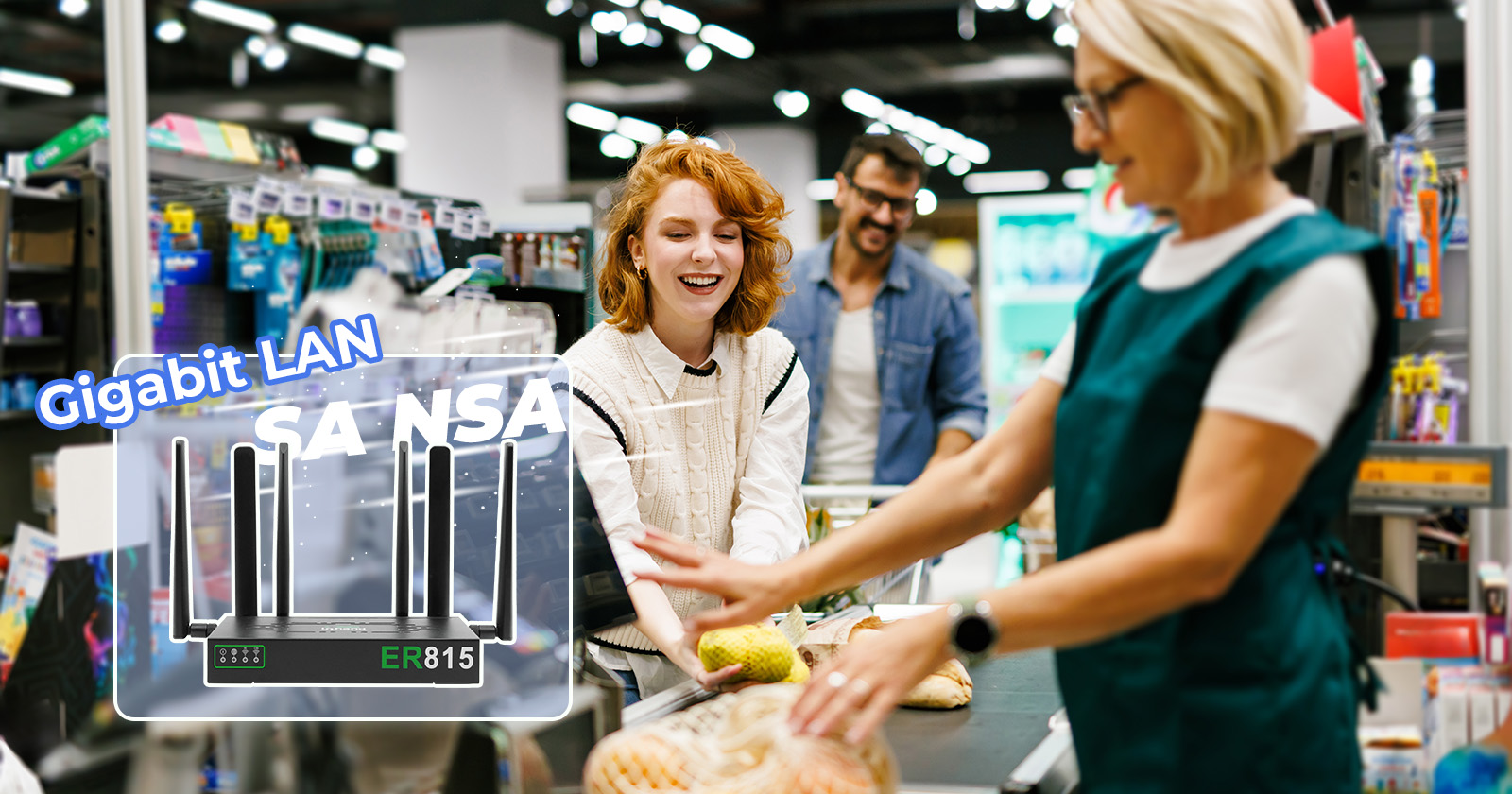 InHand edge router ER815 supports Gigabit 5G networks