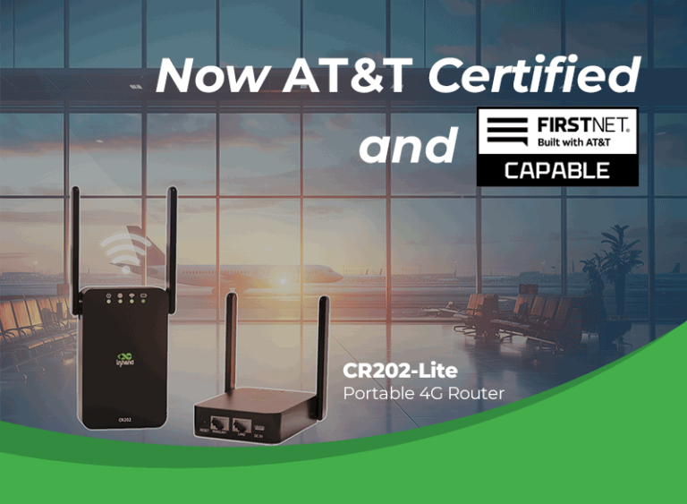 CR202-Lite Certificado por AT&T y apto para FirstNet