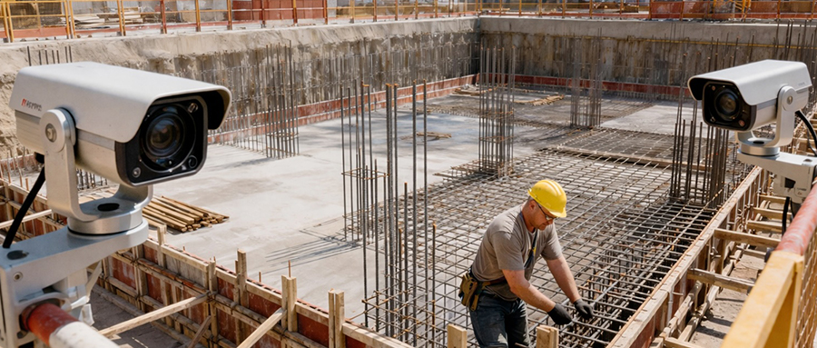 Surveillance control room highlighting the gap between clear video coverage and delayed human response to dynamic security risks.